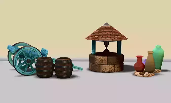 The water well - Boardgames - Wargames - WH - FG - DnD 3D print model