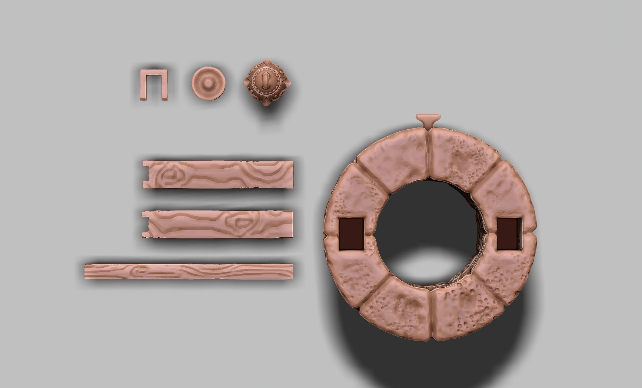 The water well - Boardgames - Wargames - WH - FG - DnD 3D print model_8