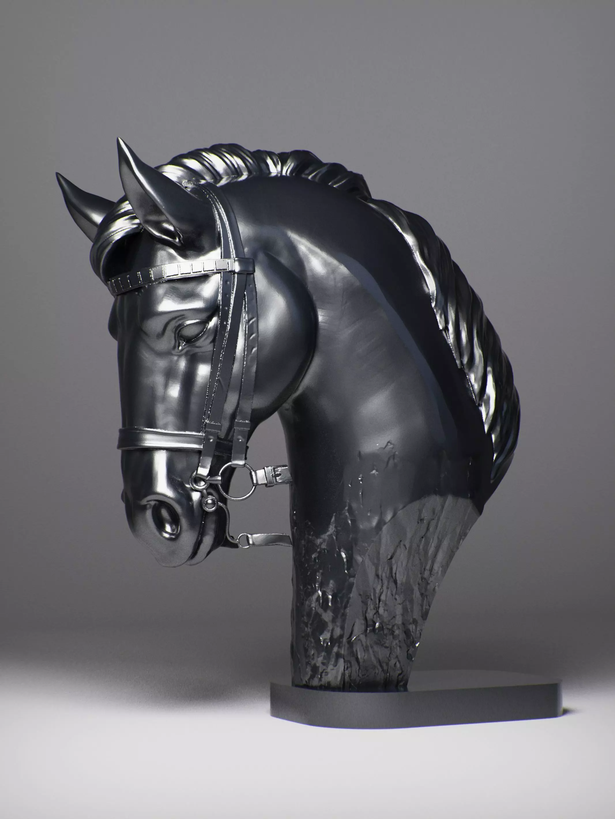 Horse Head Art 3D print model_0