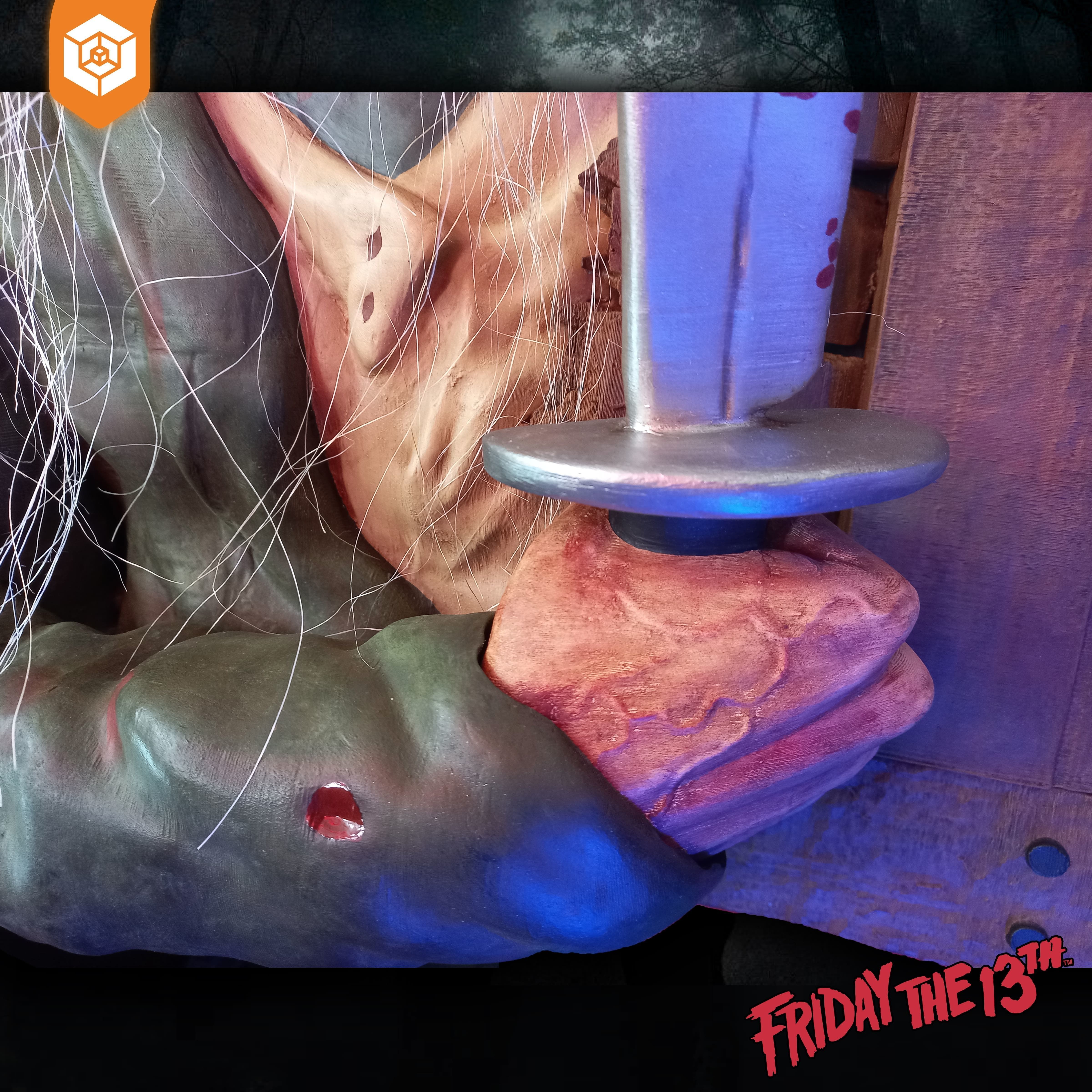 Jason Voorhees - Friday The 13th Wall Breaker 3D print model_8