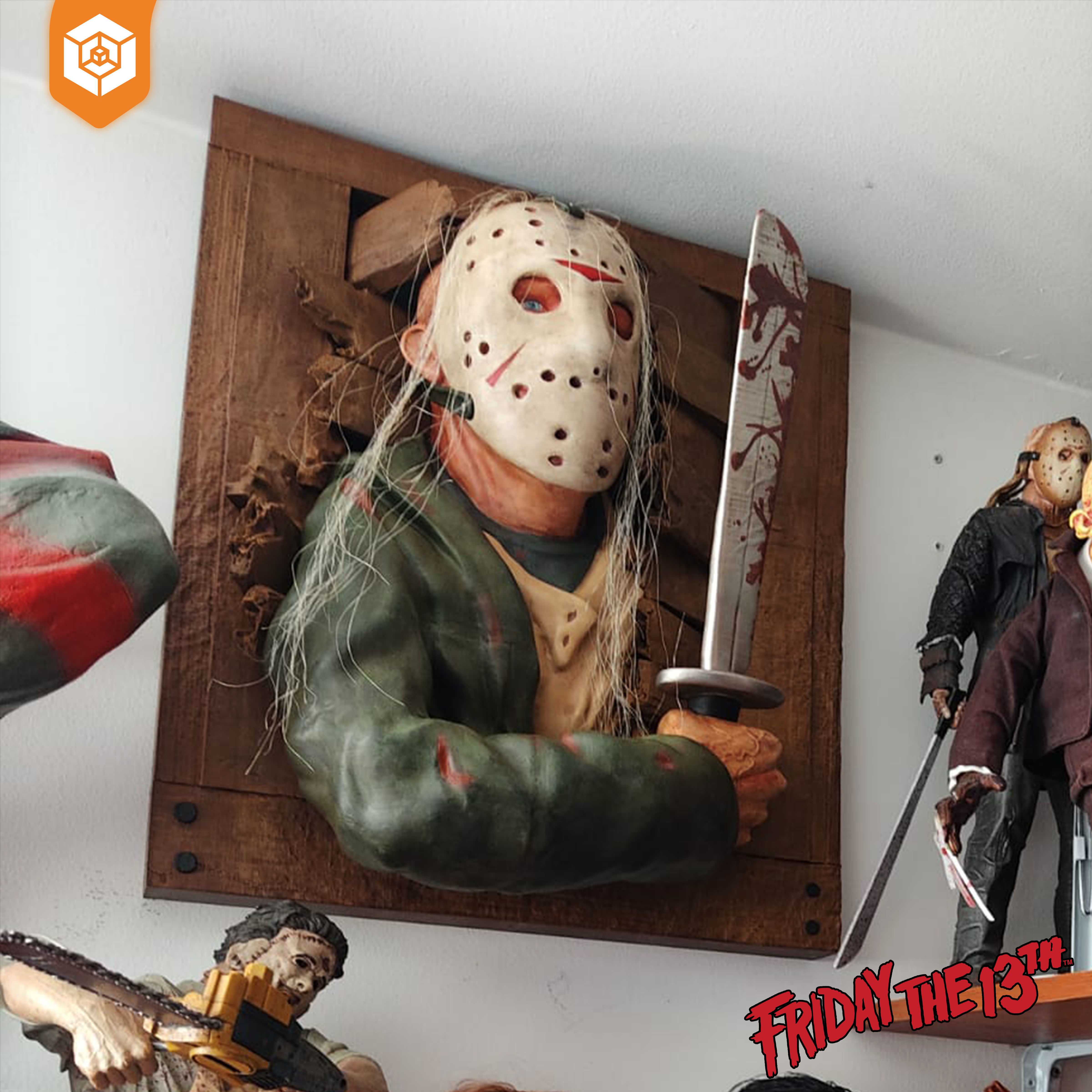 Jason Voorhees - Friday The 13th Wall Breaker 3D print model_3