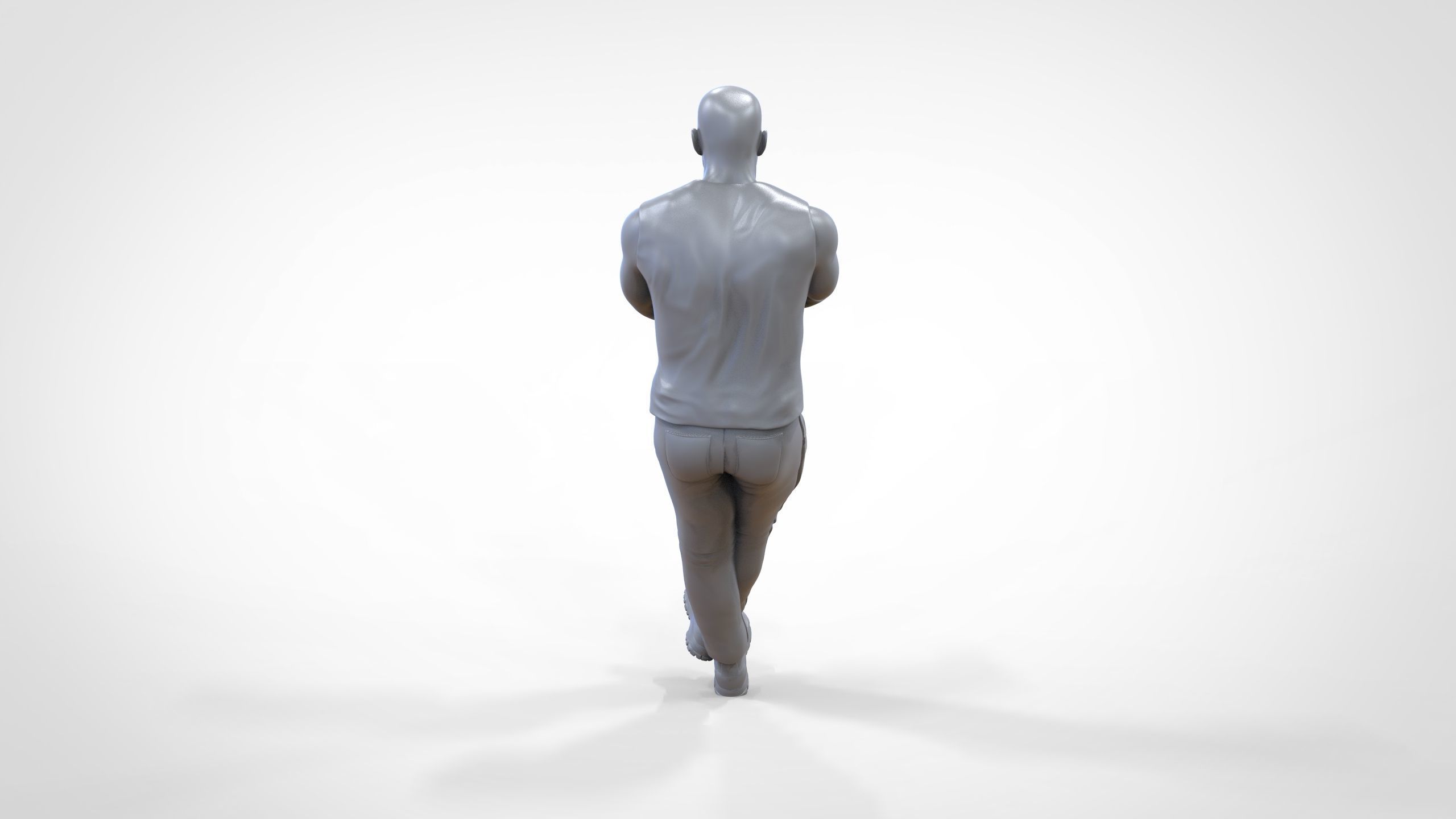 N2 F9 Dominic Toretto Vin Diesel in fast and furious 3D print model_45