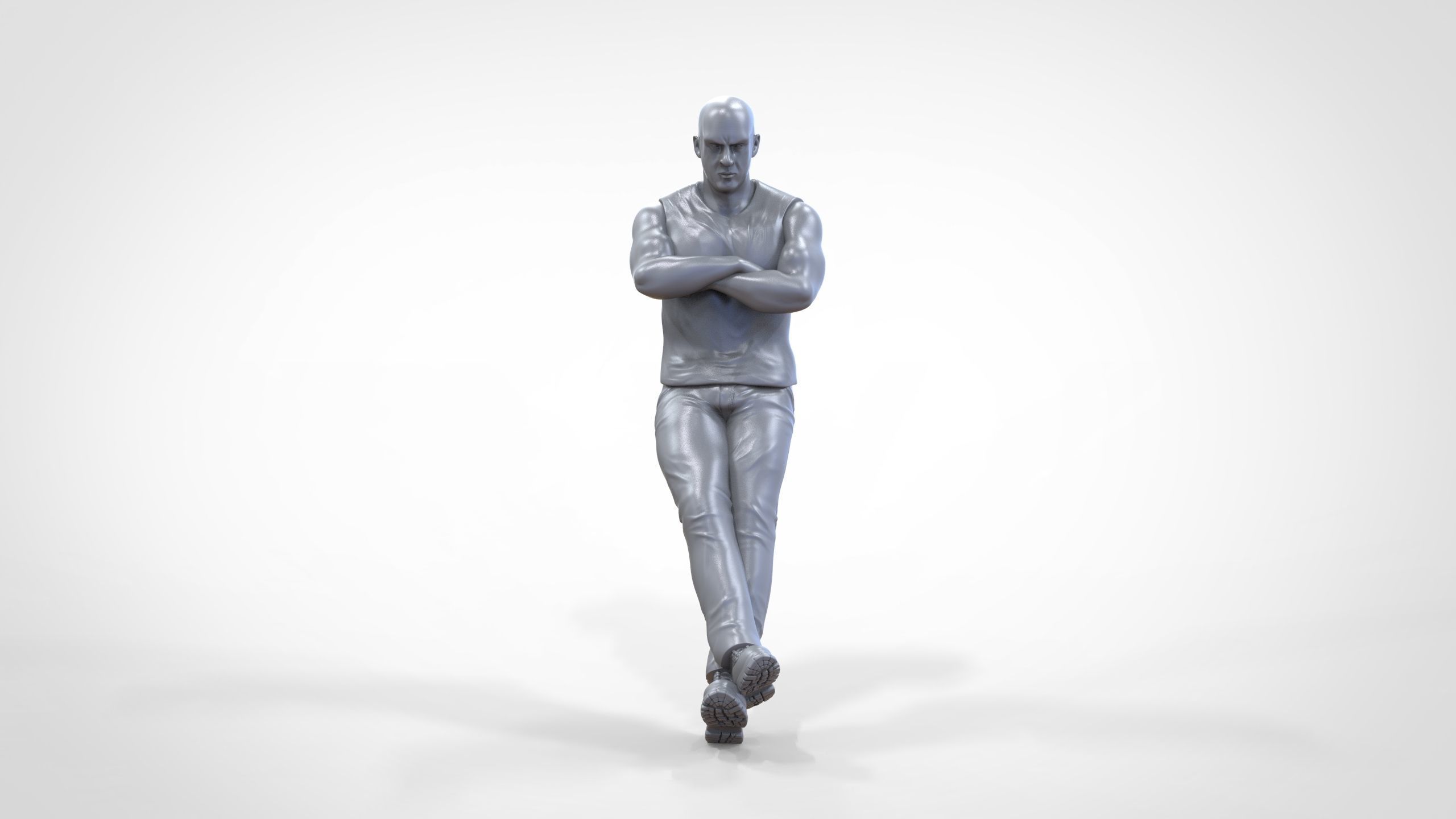 N2 F9 Dominic Toretto Vin Diesel in fast and furious 3D print model_39