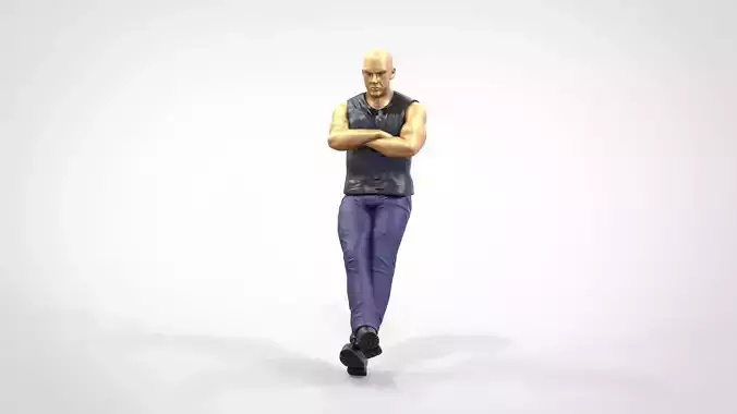N2 F9 Dominic Toretto Vin Diesel in fast and furious 3D print model