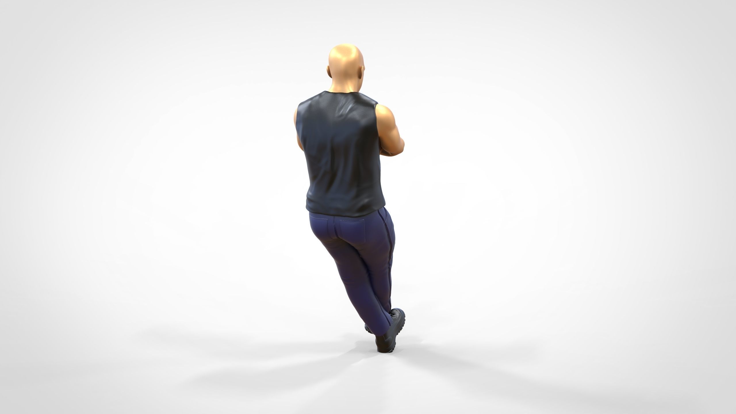 N2 F9 Dominic Toretto Vin Diesel in fast and furious 3D print model_19