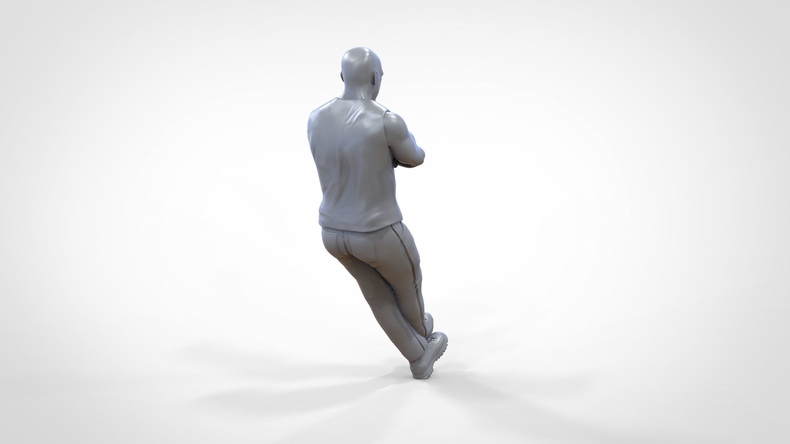 N2 F9 Dominic Toretto Vin Diesel in fast and furious 3D print model_46