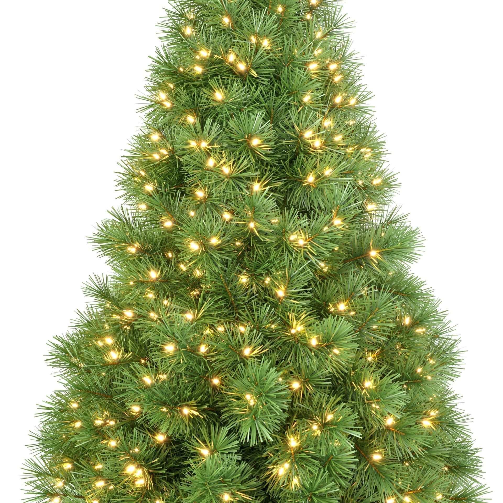 Christmas Tree with Animated Lights - Set 1 3D model_4