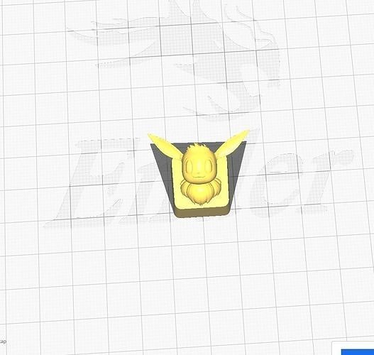 Eevee Keycap 3D Print 3D print model
