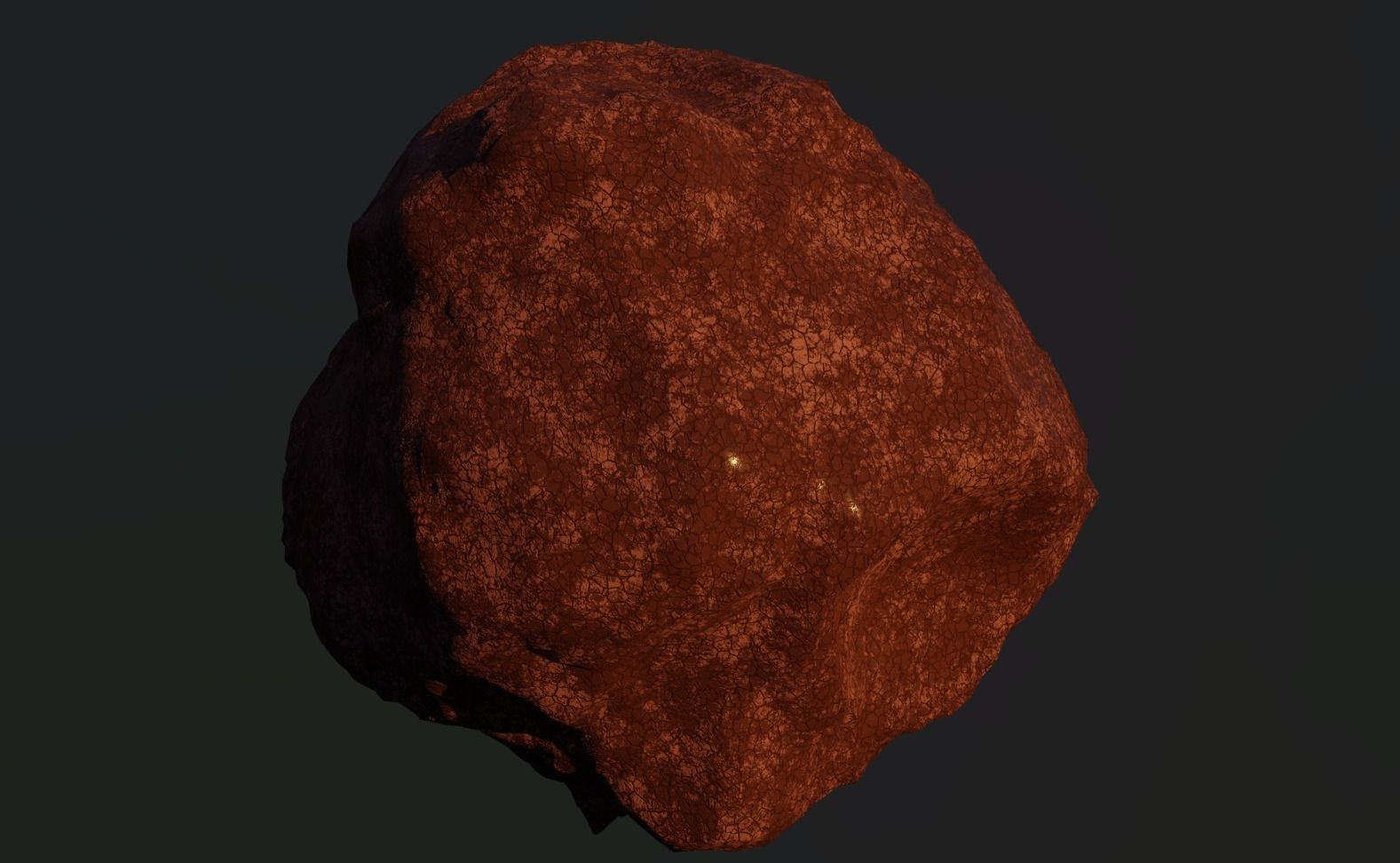 Volcano Scene Low-poly 3D model_12