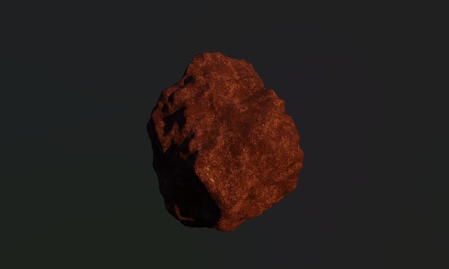 Volcano Scene Low-poly 3D model_9