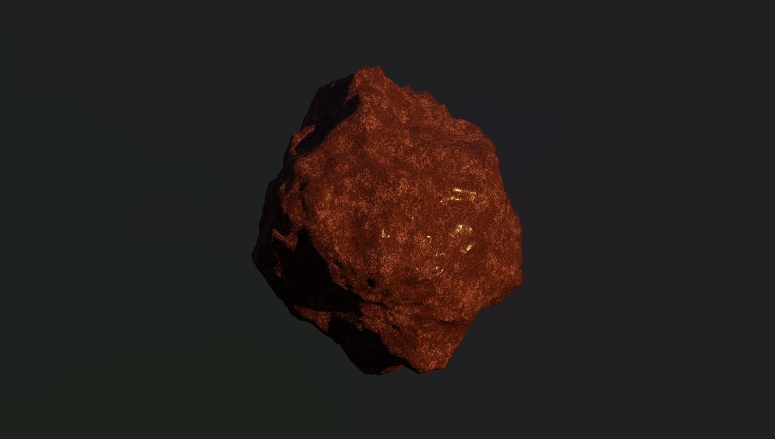 Volcano Scene Low-poly 3D model_10