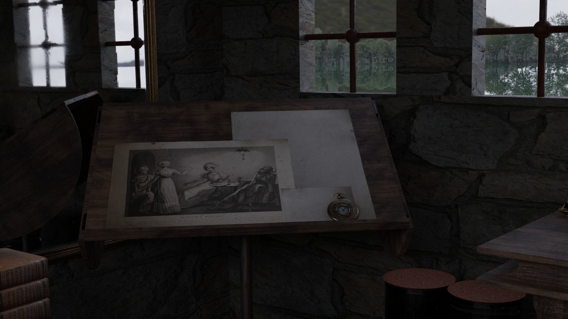 Alchemists Workshop 3D model_9