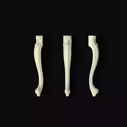 leg High quality 3d models for processing on a cnc machine 