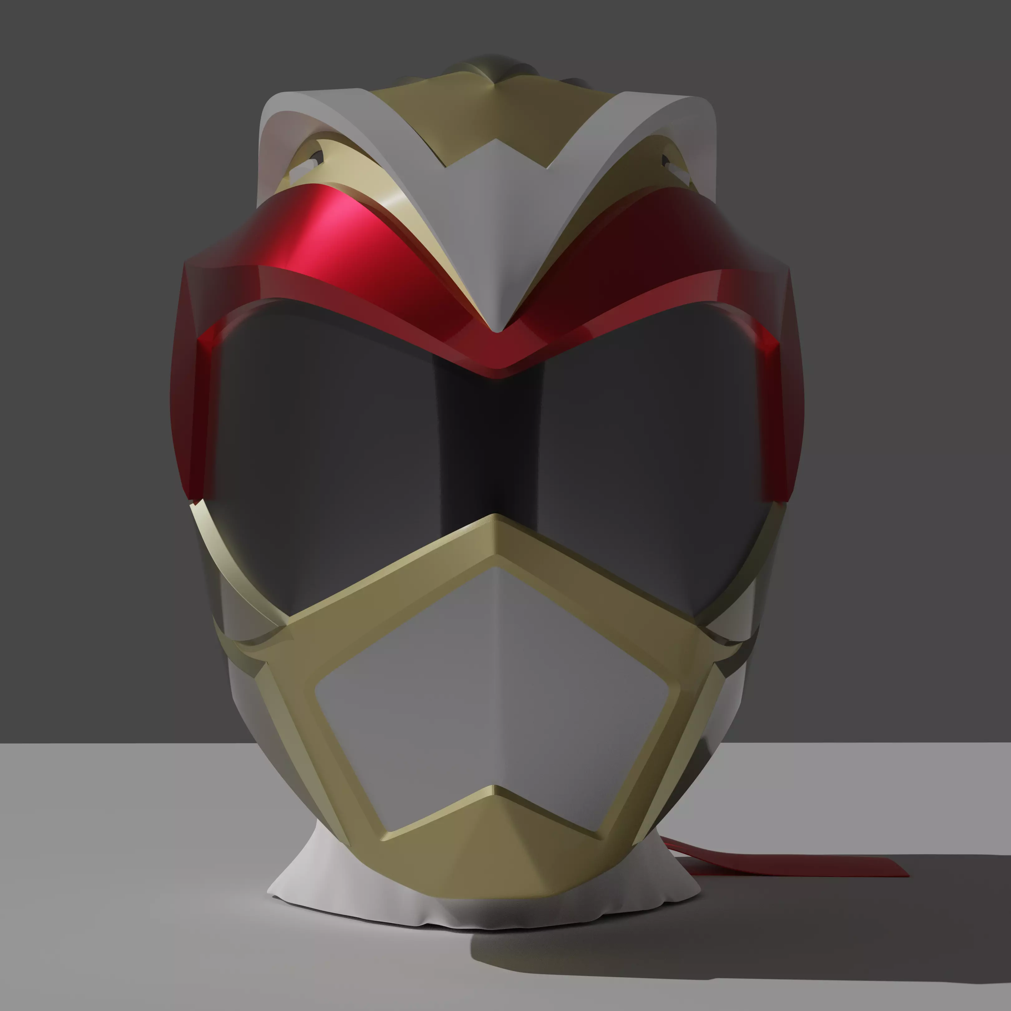 Ryu Ranger Inspired Helmet 3D print model