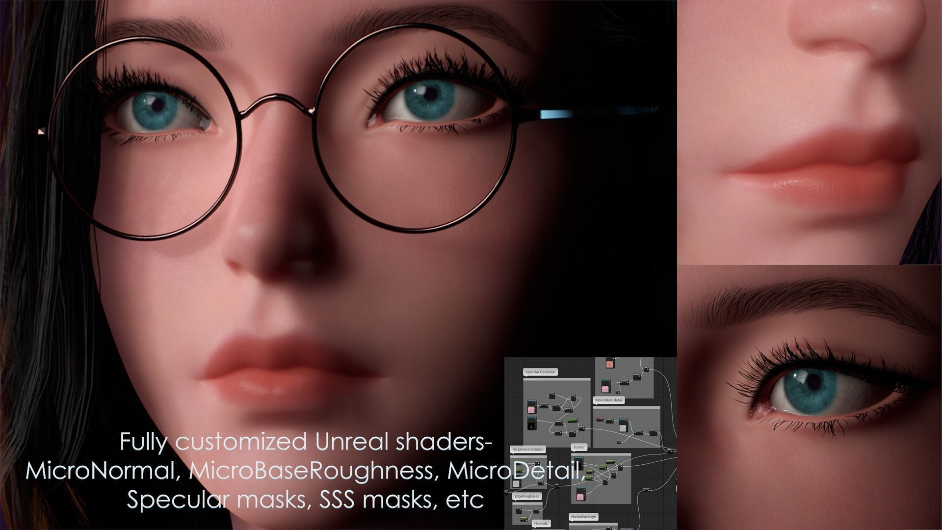 Girls in Swimsuits - Cute Stylized Characters Beach Casual Girls Low-poly 3D model_6