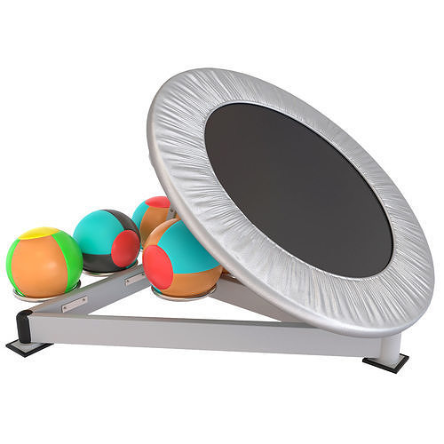 Medical Ball medball sports equipment trampoline 3D model
