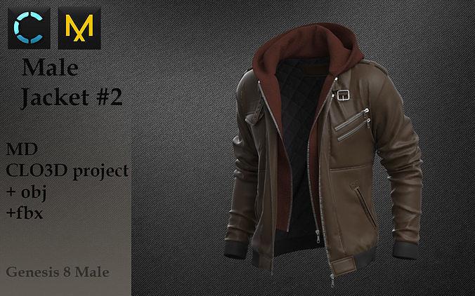 Mens  jacket 3D model