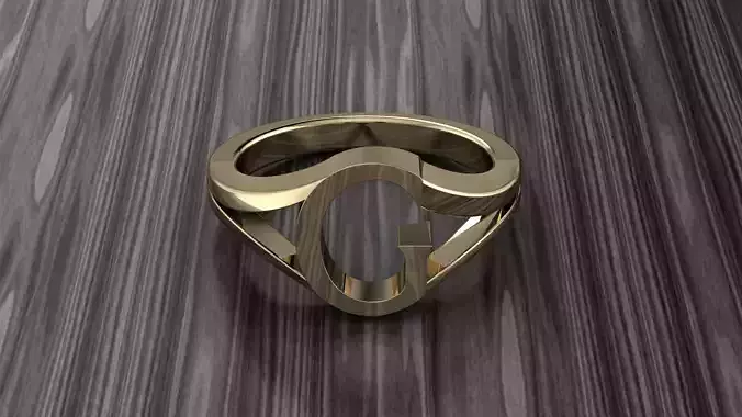 Jewelry Alphabet Ring  G