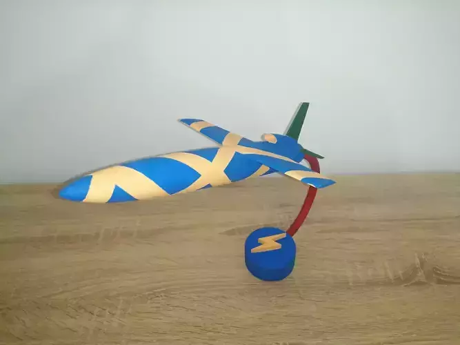 TUSAS SIMSEK IHA - Flying Home Decor 3D Print Airplane UAV  3D print model