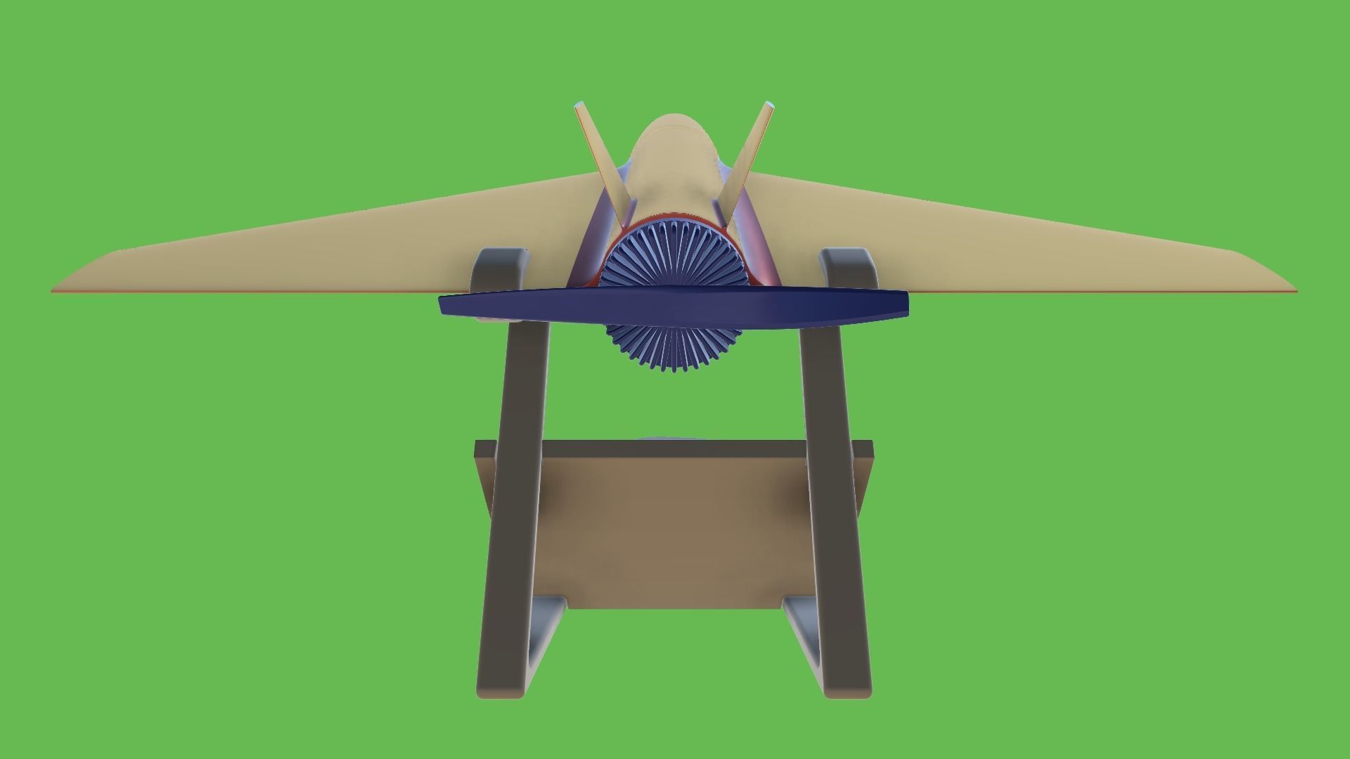 TUSAS TURNA IHA - Flying Home Decor 3D Print Airplane UAV 3D print model_8