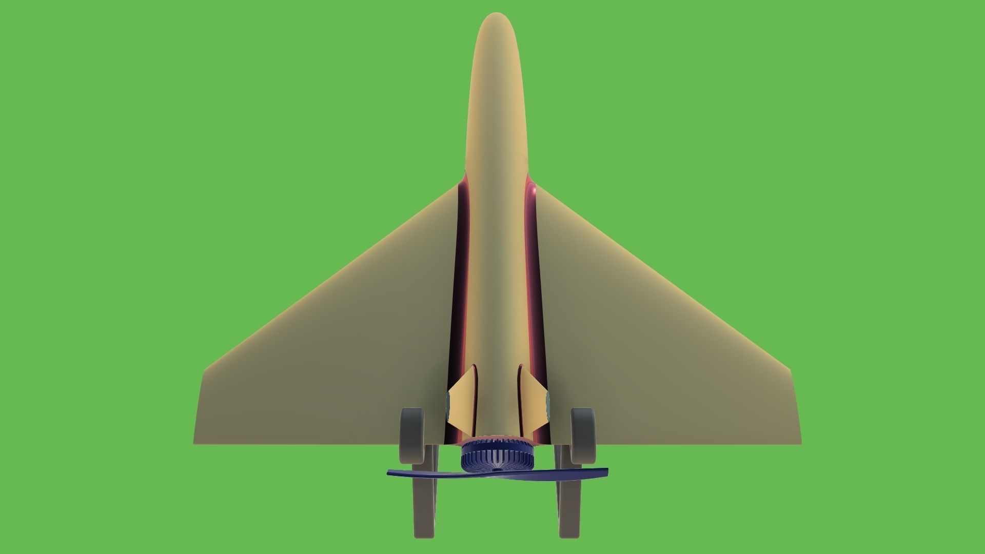 TUSAS TURNA IHA - Flying Home Decor 3D Print Airplane UAV 3D print model_9