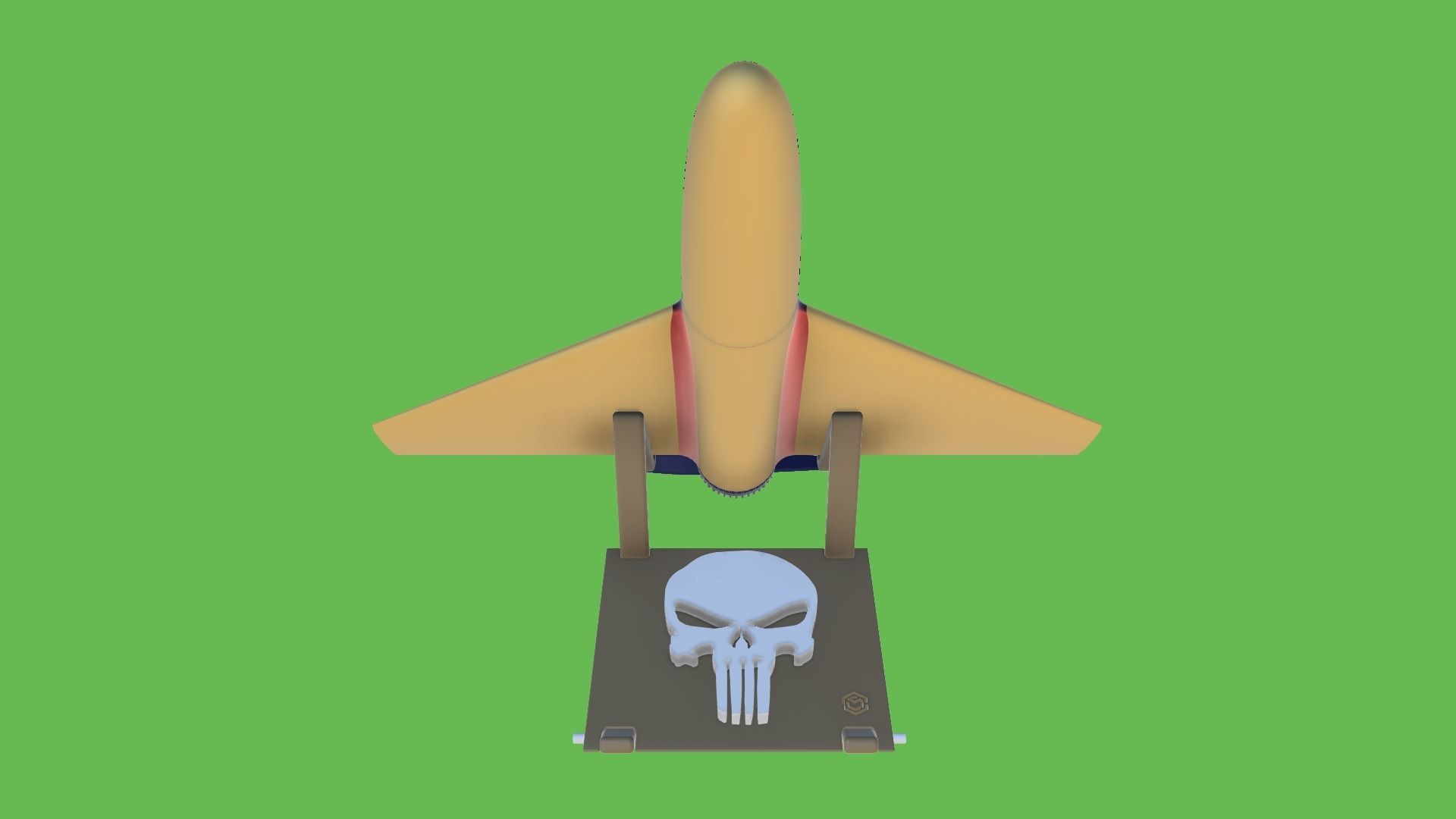 TUSAS TURNA IHA - Flying Home Decor 3D Print Airplane UAV 3D print model_4