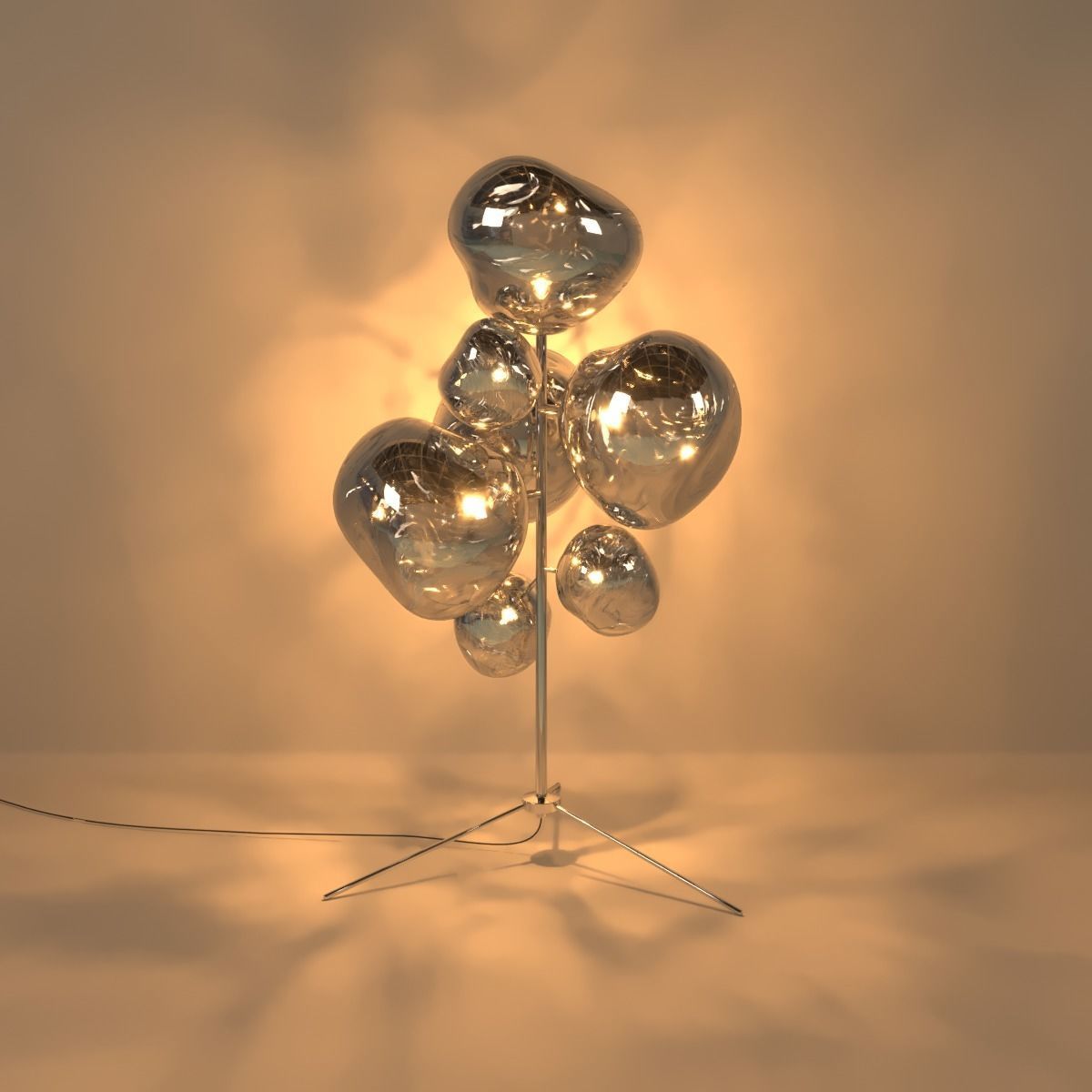 T Dixon MELT STAND Floor Lamp 3D model 3D model_10
