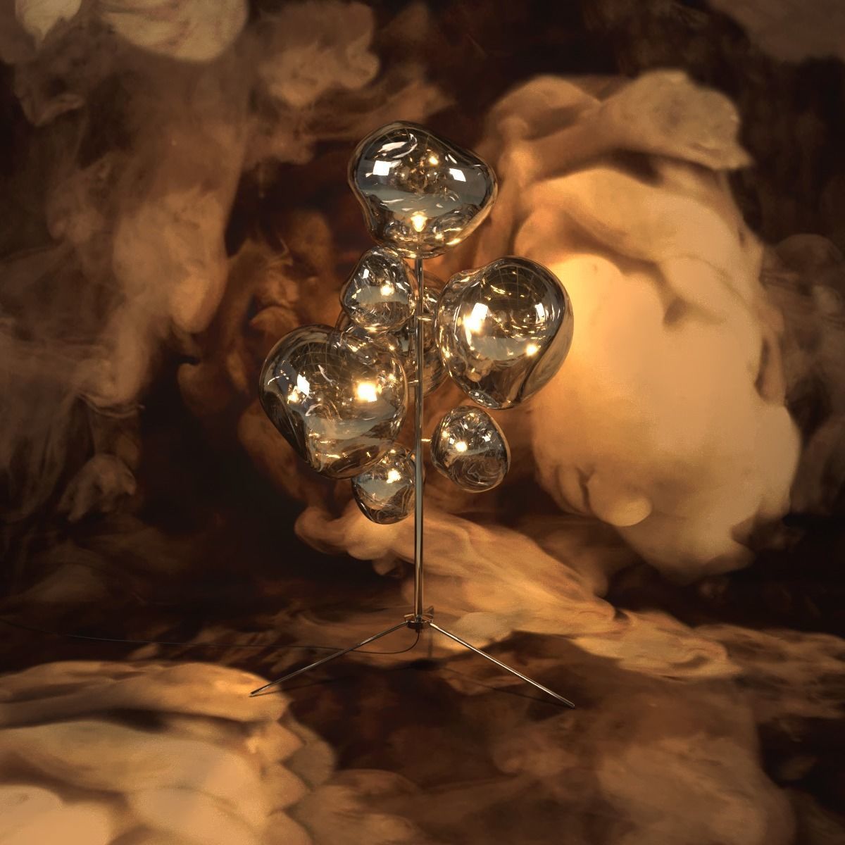 T Dixon MELT STAND Floor Lamp 3D model 3D model_2