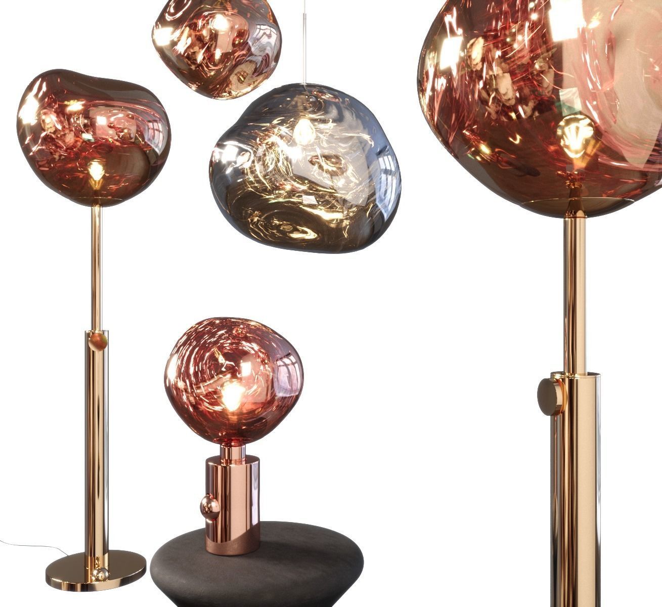 Tom Dixon Melt Light Collection 3D model 3D model_4