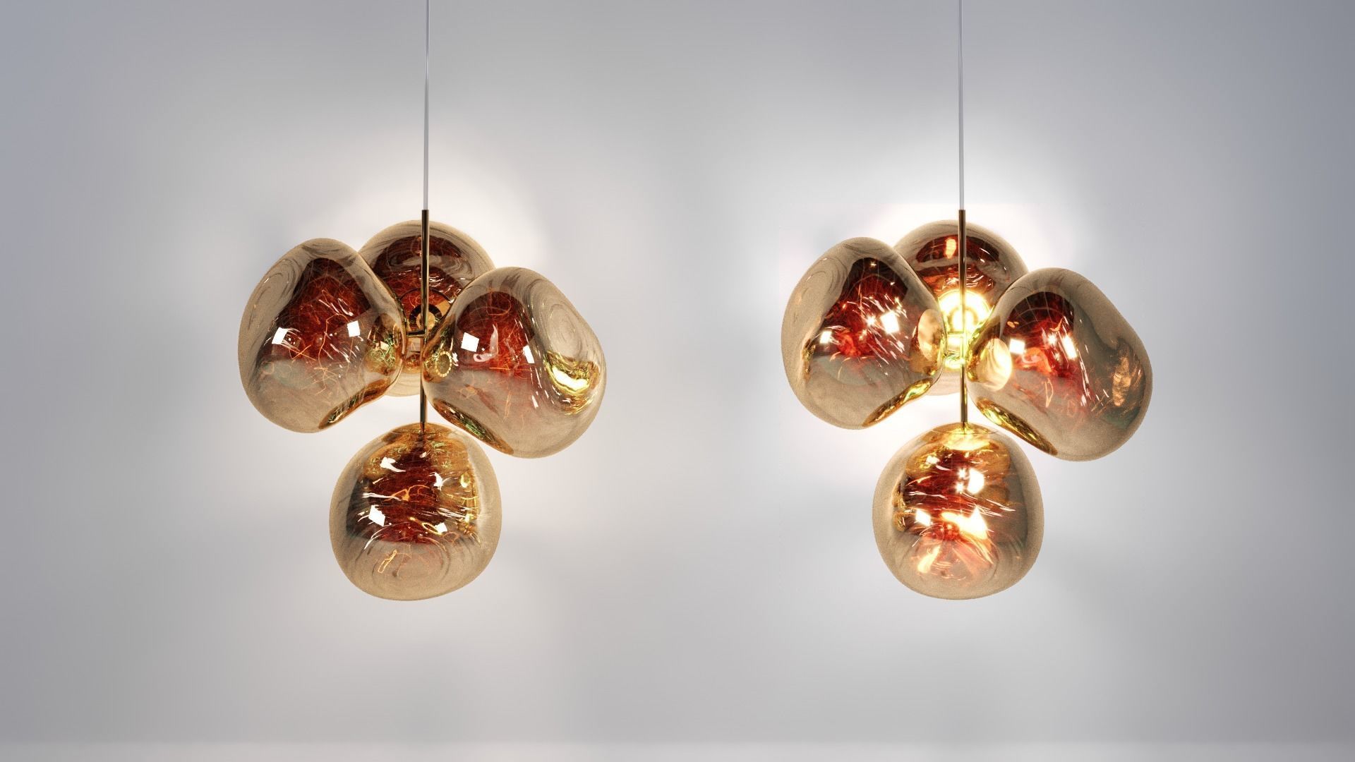  MELT LED CHANDELIER SMALL by Tom Dixon 3D model_13