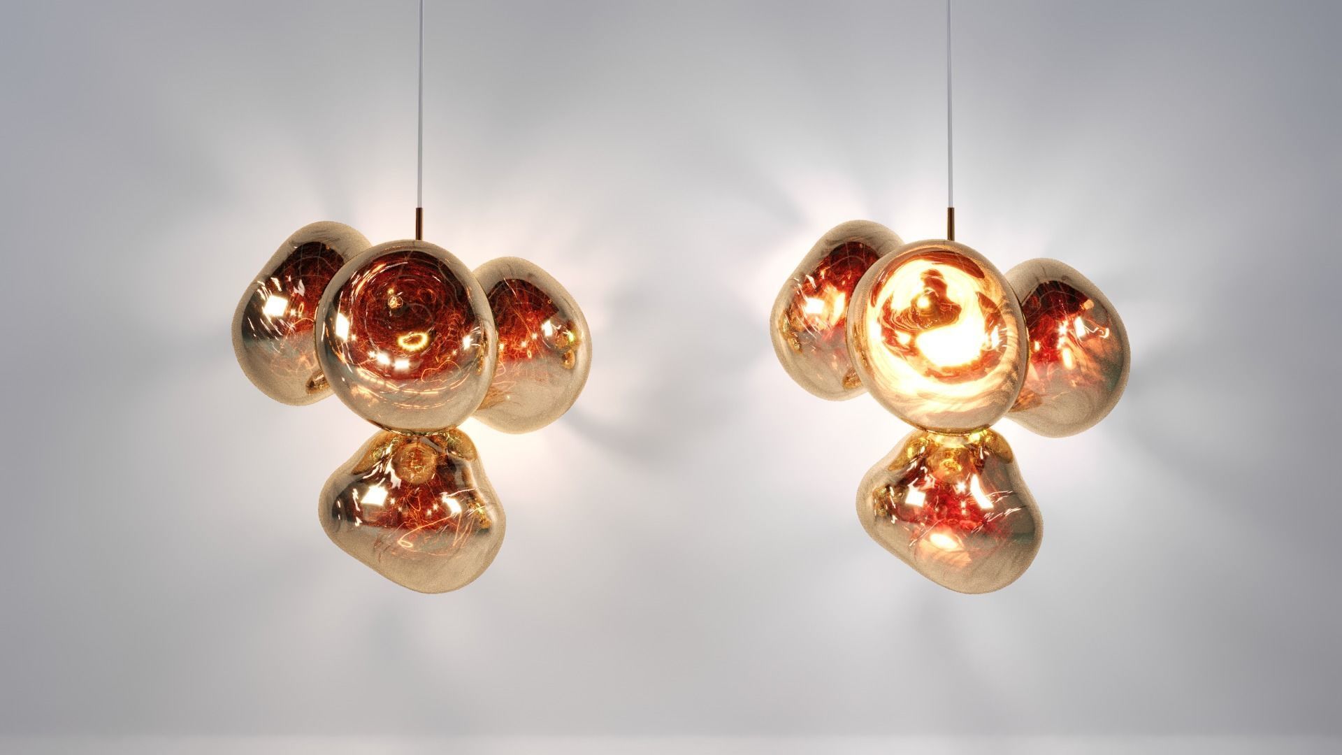 MELT LED CHANDELIER SMALL by Tom Dixon 3D model_14