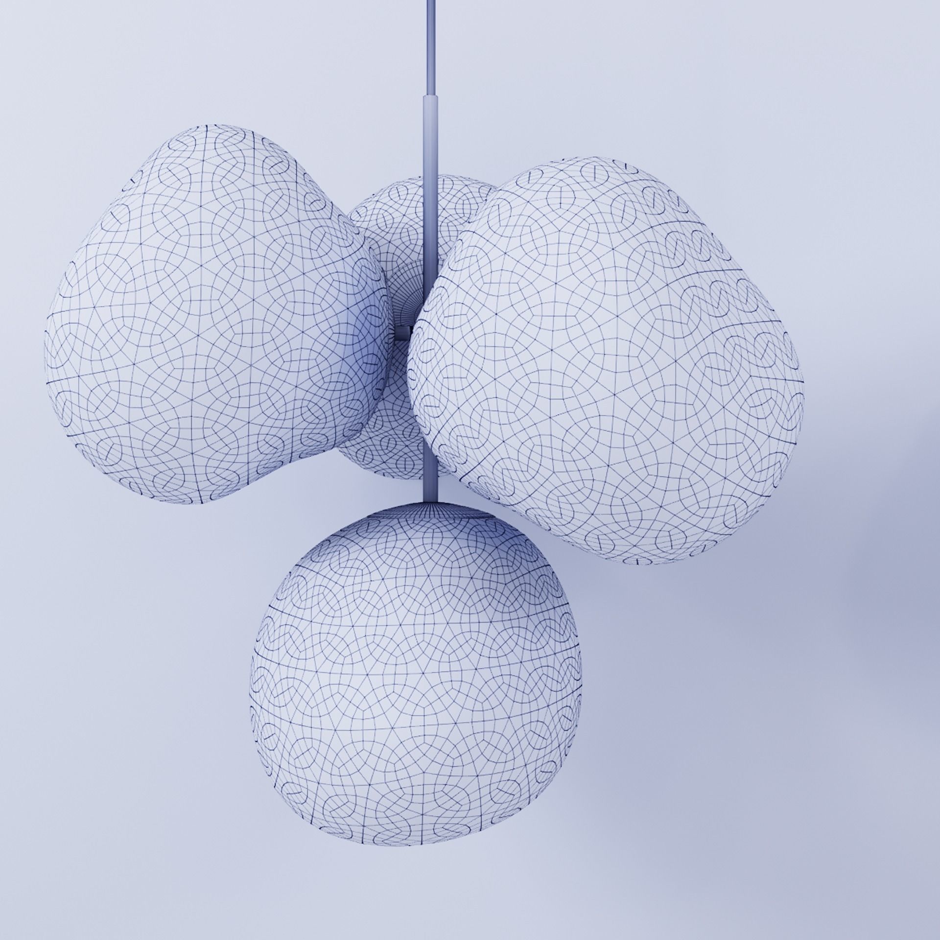  MELT LED CHANDELIER SMALL by Tom Dixon 3D model_5