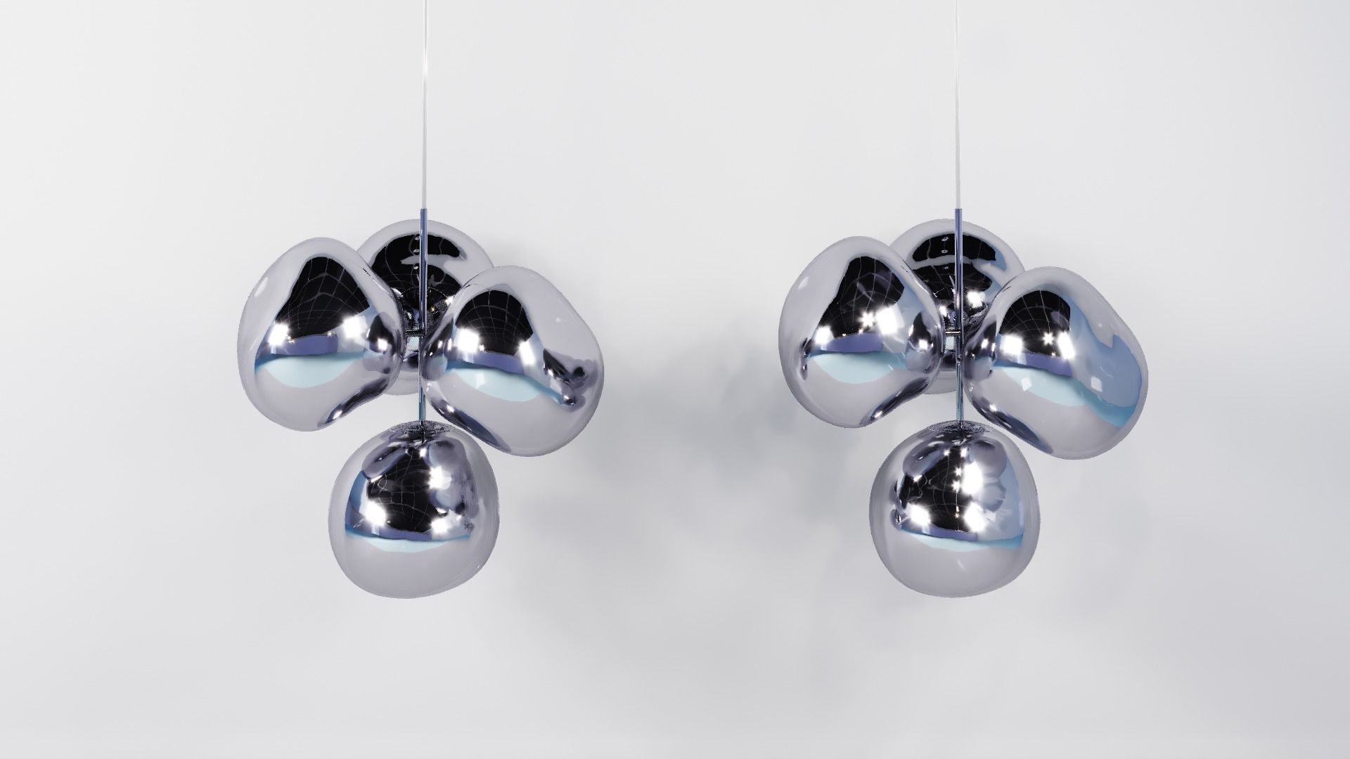  MELT LED CHANDELIER SMALL by Tom Dixon 3D model_11