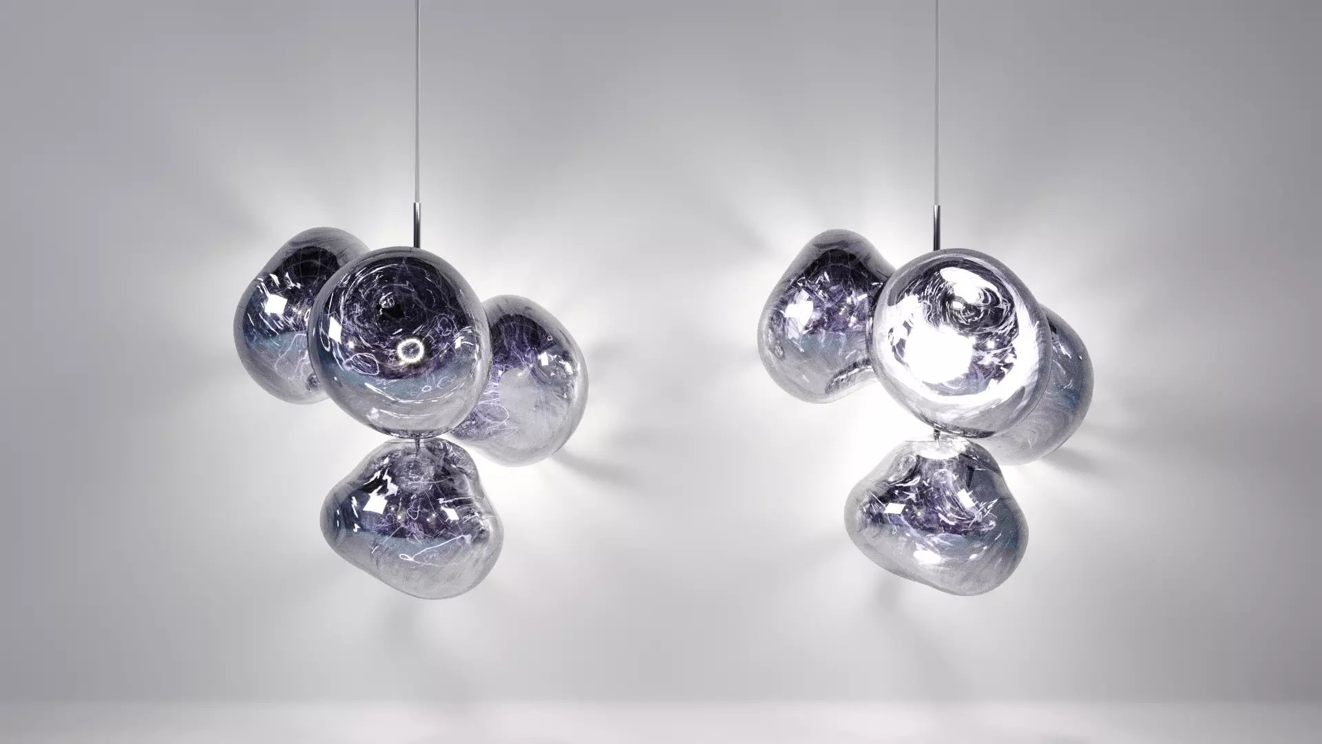  MELT LED CHANDELIER SMALL by Tom Dixon 3D model_0