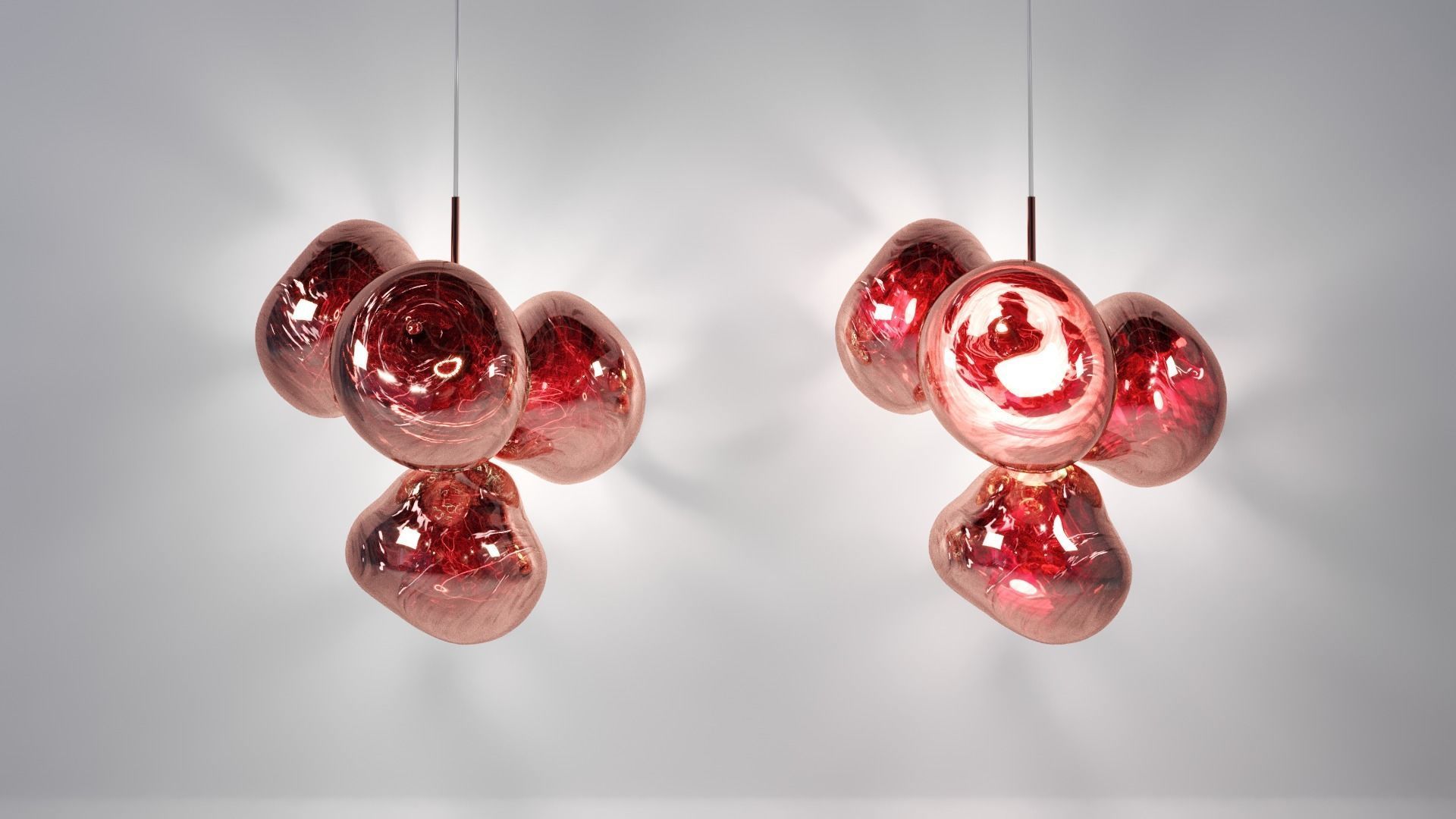  MELT LED CHANDELIER SMALL by Tom Dixon 3D model_7