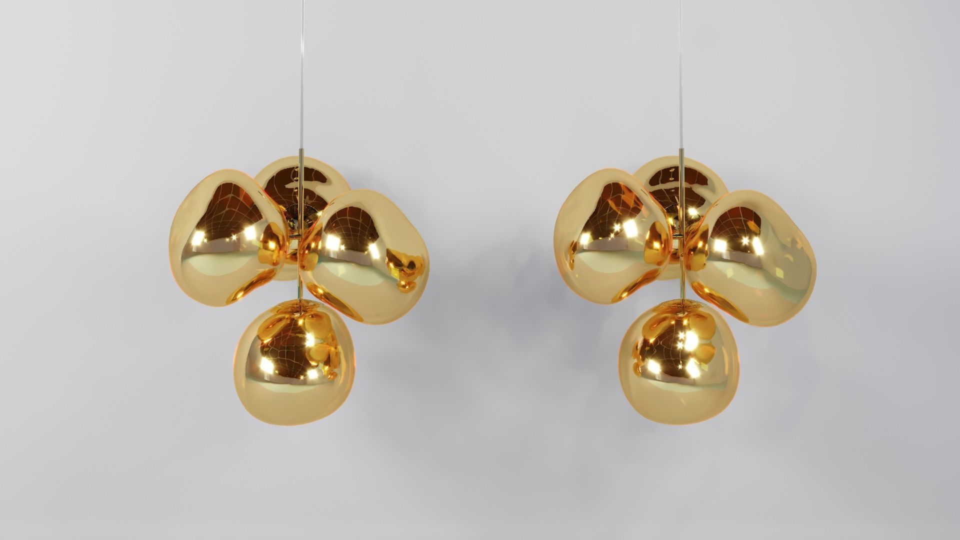  MELT LED CHANDELIER SMALL by Tom Dixon 3D model_12