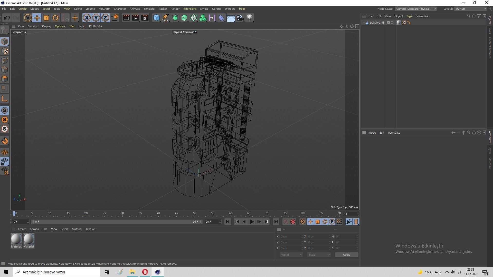 Cyberpunk City - Building 43 Low-poly 3D model_35