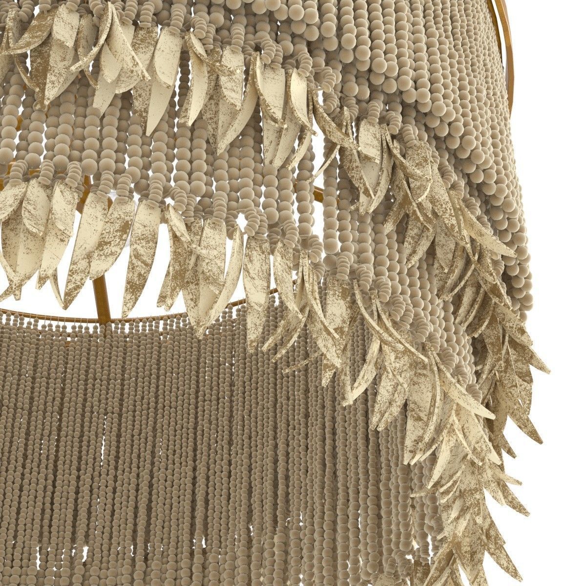 Arteriors baja chandelier 3D model_3