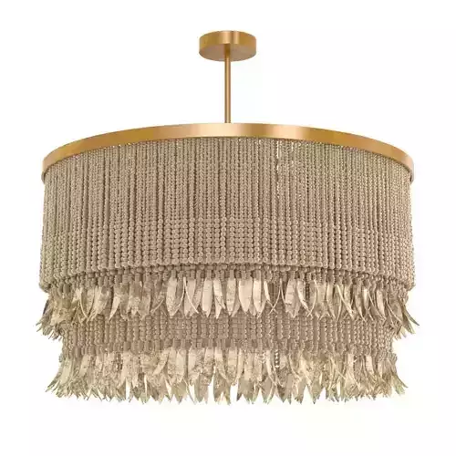 Arteriors baja chandelier 3D model