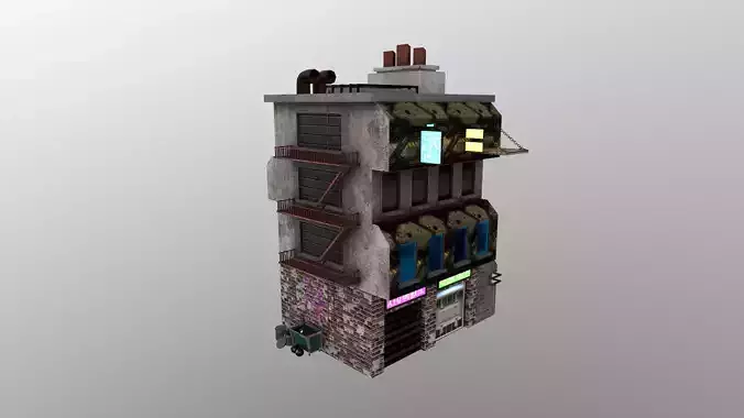 Cyberpunk City - Building 44