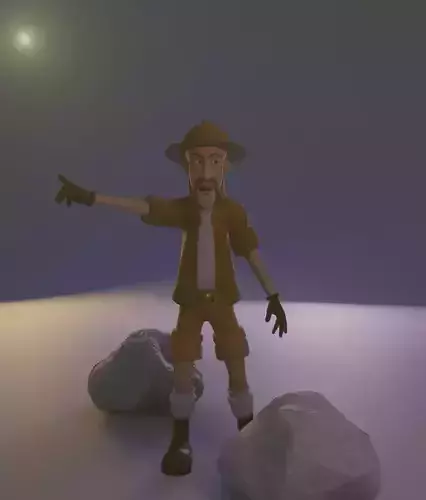 Archeologist Stylized Character