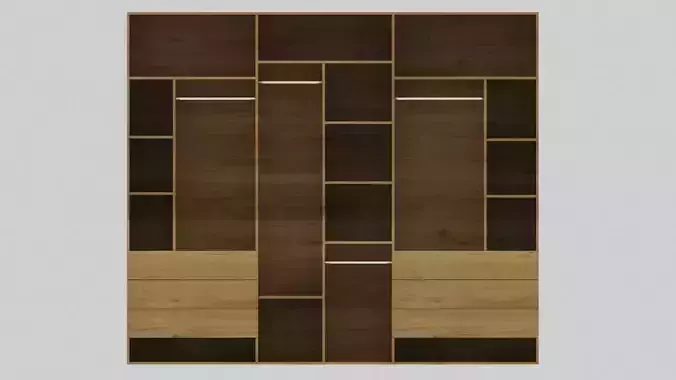 Warderobe for interior empty  to fill yourself in style