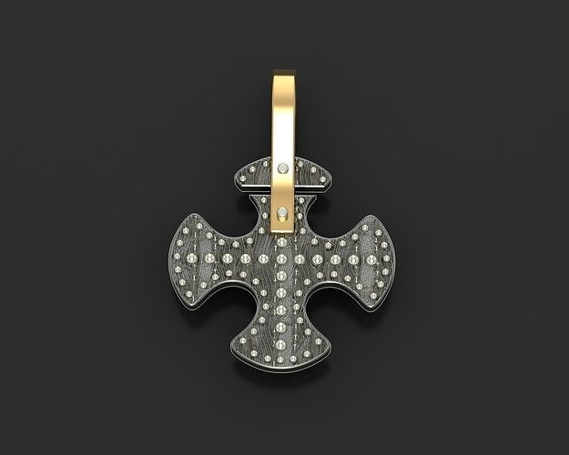 Vintage cross 3D print model