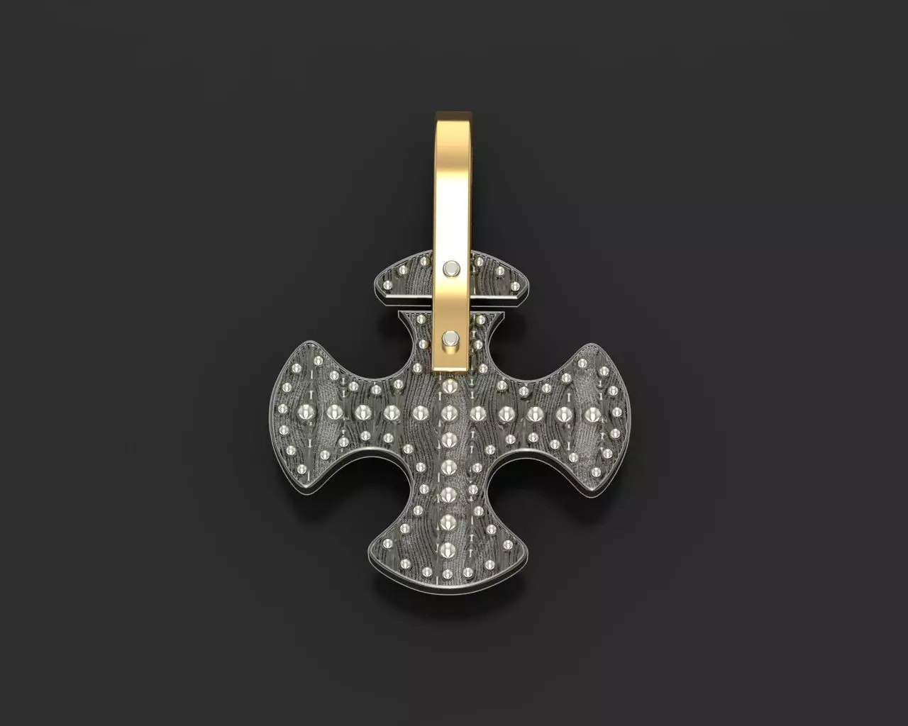 Vintage cross 3D print model