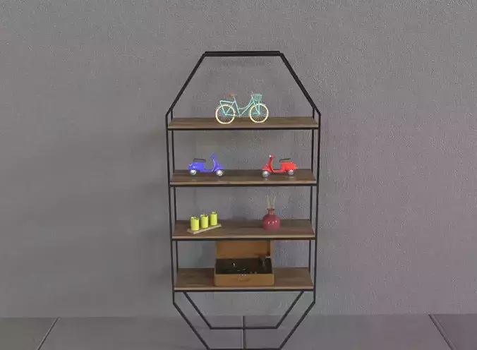 Industrial Style Bookshelf