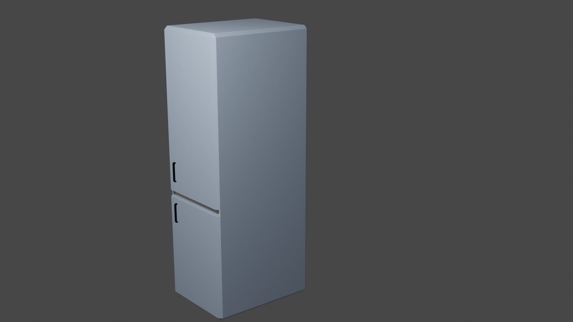 kitchen in low-poly style PBR low-poly game ready Low-poly 3D model_3