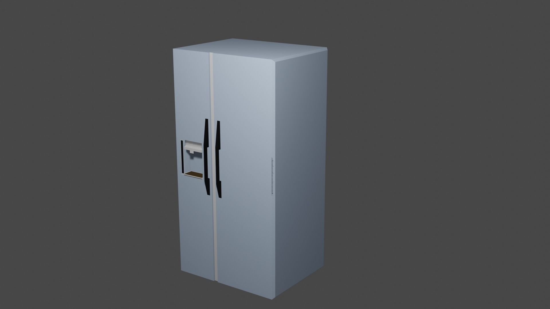 kitchen in low-poly style PBR low-poly game ready Low-poly 3D model_5