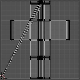 kitchen in low-poly style PBR low-poly game ready Low-poly 3D model_1