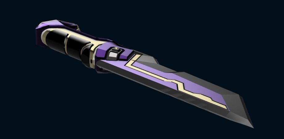 Valorant - Glitchpop dagger 3D print model_2