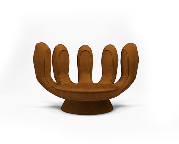 handseat hand chair 3D model